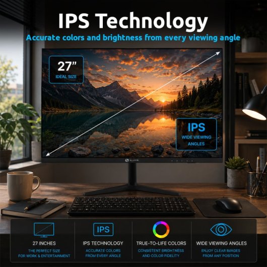 Monitor Alurin CoreVision 27" UltraHD 4K 60Hz IPS FreeSync