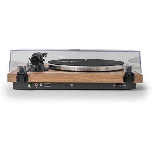 Tocadiscos Vulkkano TD10 2,5V RMS Trazione Cinghia Previo Phono Integrato Legno