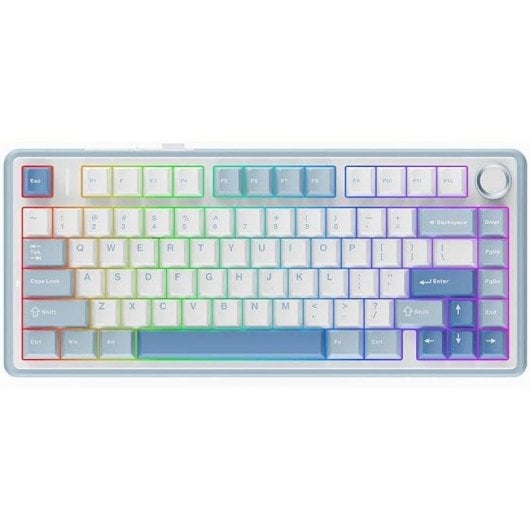 Teclado Ajazz x Aula F75 mecánico Layout ES inalámbrico retroiluminado