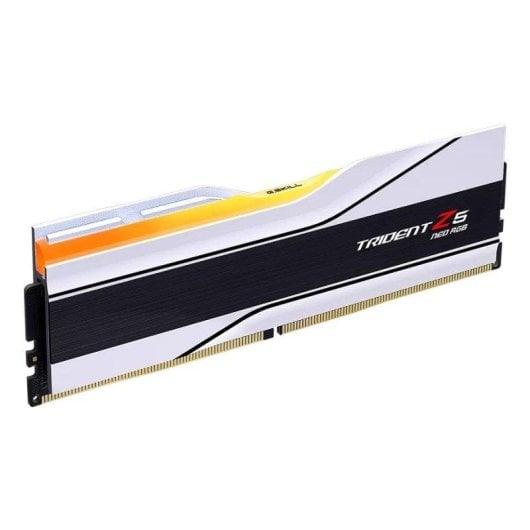 Mémoire RAM G.Skill Trident Neo RGB 32GB 2x16GB DDR5 6000MHz CL28 Kit Dual Channel XMP Blanc