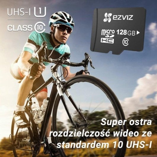 Scheda MicroSD EZVIZ 32GB MicroSDXC UHS-I Classe 10 U3 90MB/s 50MB/s Resistente