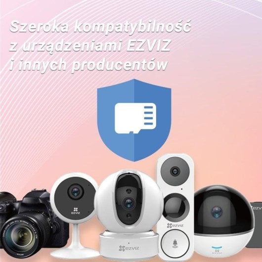 Scheda MicroSD EZVIZ 32GB MicroSDXC UHS-I Classe 10 U3 90MB/s 50MB/s Resistente