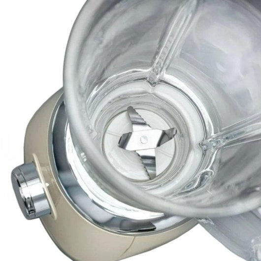 Becken BTB8768BL Frullatore a Bicchiere 500W 5 Velocità 1,5L Beige