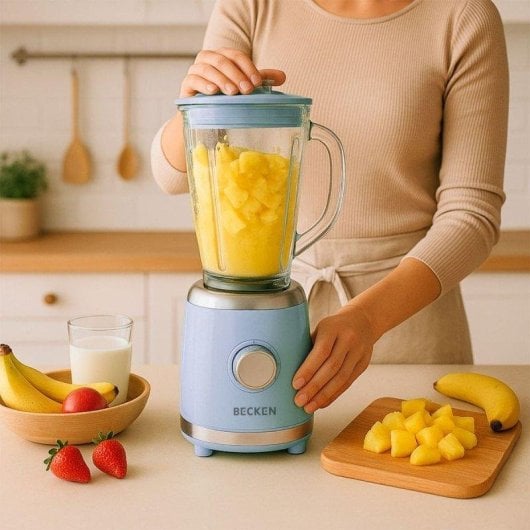 Batidora de vaso Becken BTB8768 500W 1,5L Azul 5 velocidades