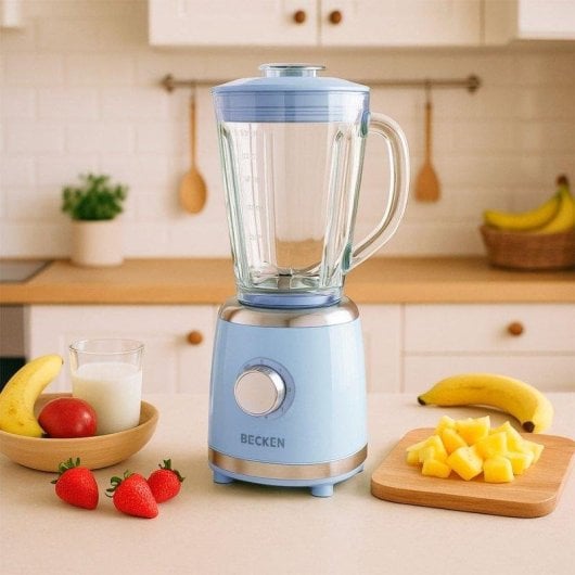 Batidora de vaso Becken BTB8768 500W 1,5L Azul 5 velocidades