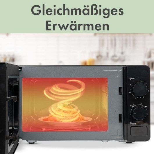 Mikrowelle Bomann MW 6014 CB 20L 700W Drehteller Schwarzes Design
