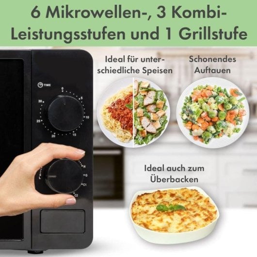 Microonde Clatronic MWG 792 20L 700W Grill 800W Funzione combinata