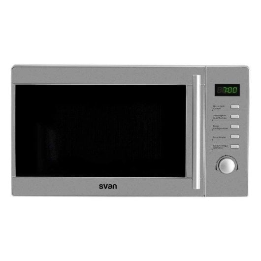 Microondas Svan SMW2700DGX 20 Litros 700W con Grill Display LED 8 Niveles