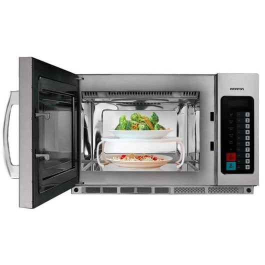 Microondas Infiniton MPW-D34DF 34L 2100W Flatbed Dual Cooking 100 Programas