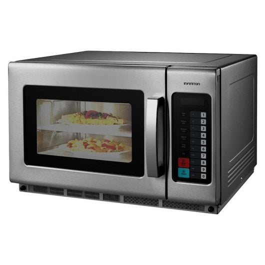 Microondas Infiniton MPW-D34DF 34L 2100W Flatbed Dual Cooking 100 Programas