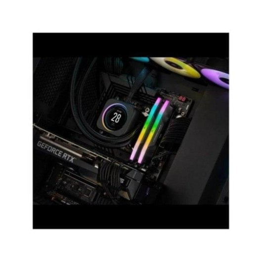 Memoria RAM Corsair Vengeance RGB 8GB 1x8GB DDR5 5200MHz CL40 Intel XMP Negro