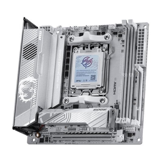 Carte mère MSI MPG X870I EDGE TI EVO WIFI X870 AM5 DDR5 Mini-ITX Wi-Fi 7 USB4 5GbE PCIe 5.0