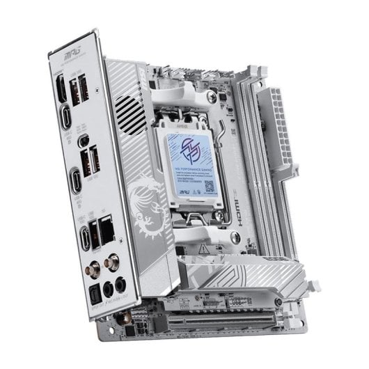 Carte mère MSI MPG X870I EDGE TI EVO WIFI X870 AM5 DDR5 Mini-ITX Wi-Fi 7 USB4 5GbE PCIe 5.0