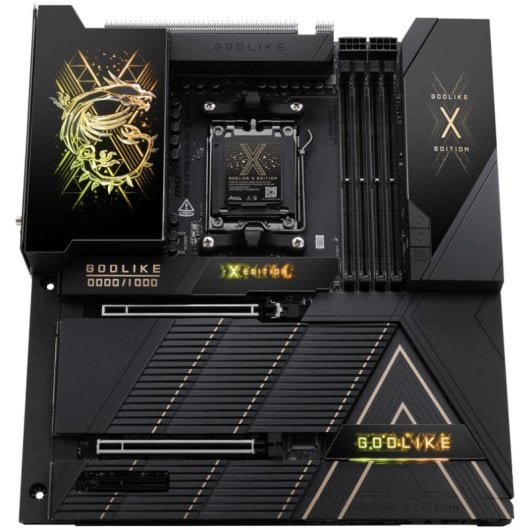 Placa Base MSI MEG X870E GODLIKE X EDITION AMD X870E AM5 DDR5 E-ATX WiFi 7 USB4 PCIe 5.0 LAN 10 GbE LED