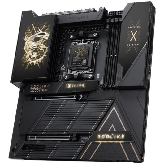 Placa Base MSI MEG X870E GODLIKE X EDITION AMD X870E AM5 DDR5 E-ATX WiFi 7 USB4 PCIe 5.0 LAN 10 GbE LED