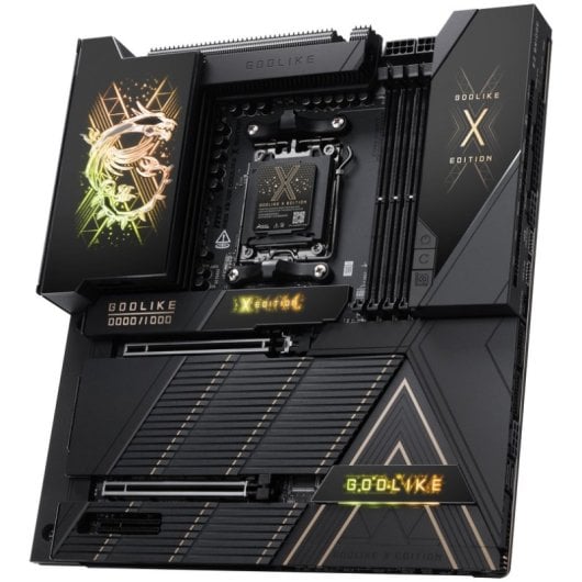 Placa Base MSI MEG X870E GODLIKE X EDITION AMD X870E AM5 DDR5 E-ATX WiFi 7 USB4 PCIe 5.0 LAN 10 GbE LED