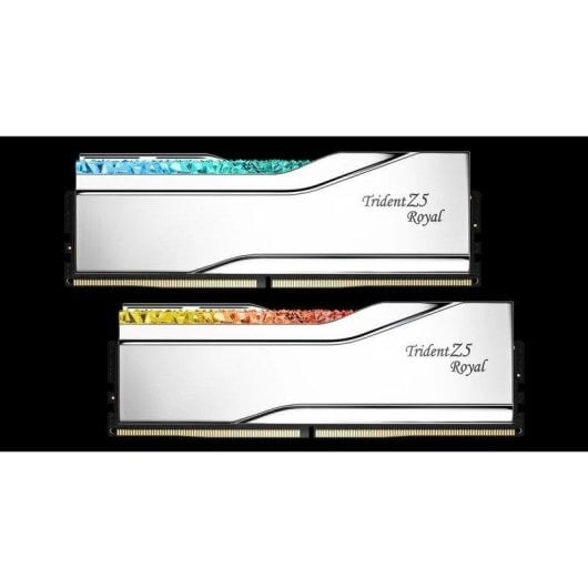 Memoria RAM G.Skill Trident Z5 Royal 64GB 2x32GB DDR5 6000MHz CL28 RGB XMP EXPO Silber