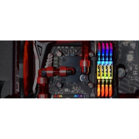 Memoria RAM Patriot Viper Steel PVSR416G320C6K 16GB 2x8GB DDR4 3200MHz CL19 RGB Silber