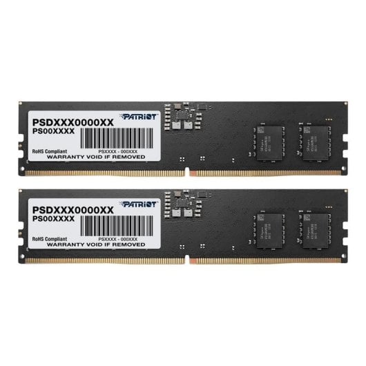 Memoria RAM Patriot Signature Line PSD516G480081 16GB 1x16GB DDR5 4800MHz CL40 Schwarz UDIMM