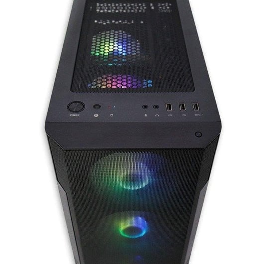 PcVIP Iron Two Intel Core i5-14400F 32GB 1TB SSD RTX 5070 Windows 11 WiFi Monitor 27" Periféricos