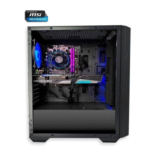 PcVIP Iron Two Intel Core i5-14400F 32GB 1TB SSD RTX 5070 Windows 11 WiFi Monitor 27" Periféricos