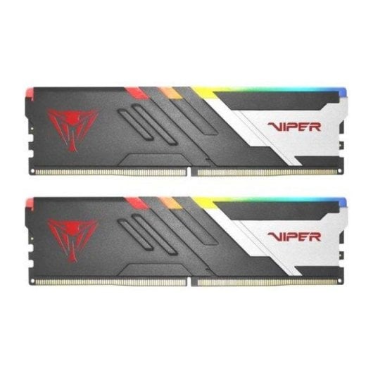 Memória RAM Patriot Viper RGB PVVR532G640C32K 32GB 2x16GB DDR5 6400MHz Kit Dual-Channel Iluminação RGB