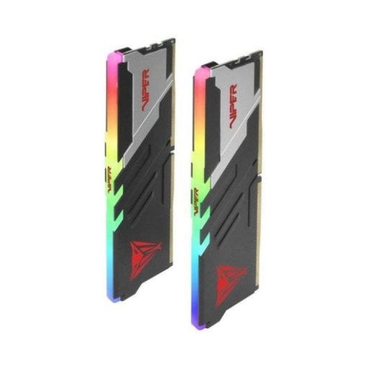 Memória RAM Patriot Viper RGB PVVR532G640C32K 32GB 2x16GB DDR5 6400MHz Kit Dual-Channel Iluminação RGB