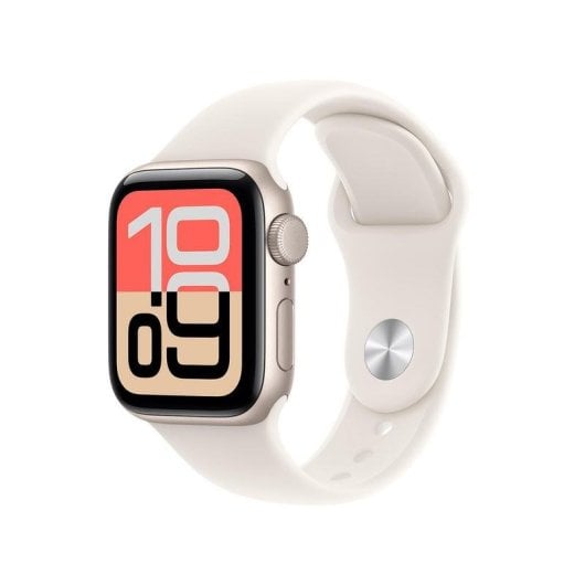 Apple Watch SE 3 GPS 40mm OLED Starlight M/L Resistente all'acqua Pulsometro Sonno SOS