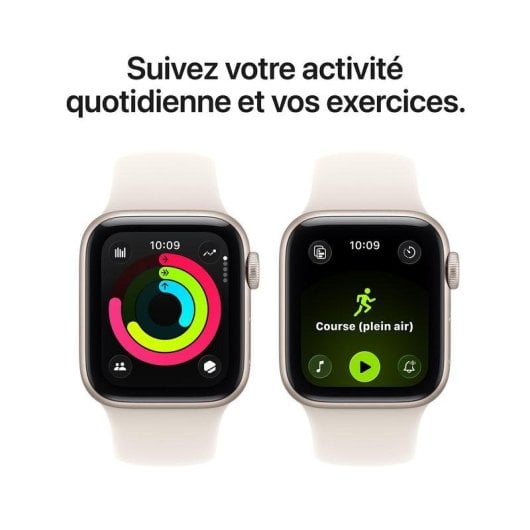 Apple Watch SE 3 GPS 40mm OLED Starlight M/L Resistente all'acqua Pulsometro Sonno SOS