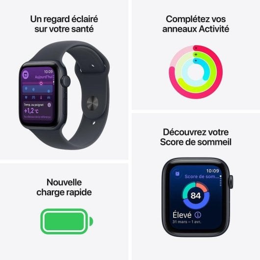 Apple Watch SE 3 GPS + Cellular 40mm OLED Alluminio Nero S/M Resistente all’Acqua 50m Cardiofrequenzimetro Sonno SOS