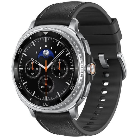 Samsung Galaxy Watch8 Classic Bluetooth GPS NFC 46mm Super AMOLED Noir Taille Unique IP68 ECG SpO2