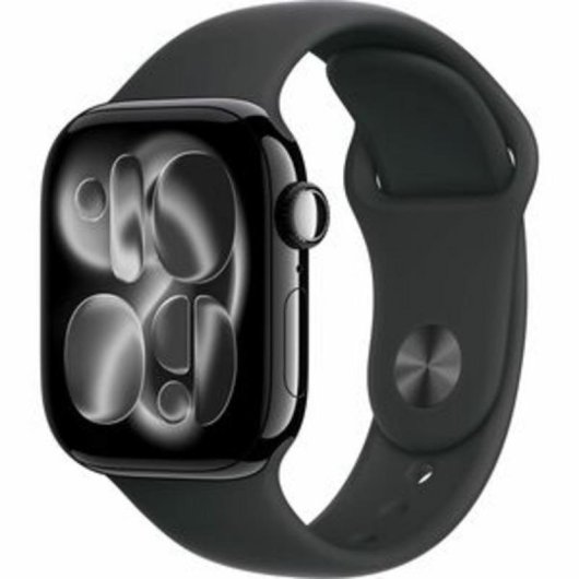 Apple Watch Series 11 GPS NFC 42mm OLED Schwarz S/M Wasserdicht IP6X SpO2 Pulsmesser Schlaf