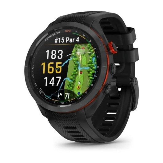 Garmin Approach S70 Bluetooth GPS 47mm Negro Correa Gris Talla Única Resistente al Agua 5 ATM Pulsómetro