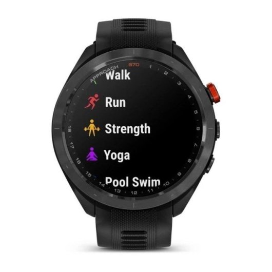 Garmin Approach S70 Bluetooth GPS 47mm Negro Correa Gris Talla Única Resistente al Agua 5 ATM Pulsómetro