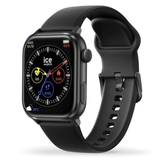 Ice-Watch Ice Smart Two Bluetooth 38mm AMOLED Noir Taille Unique Étanche IP68 SpO2 Pulsomètre
