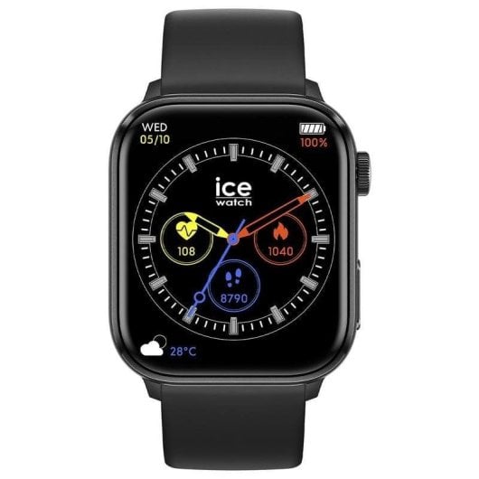 Ice-Watch Ice Smart Two Bluetooth 38mm AMOLED Noir IP68 SpO2 Pulsomètre Sommeil