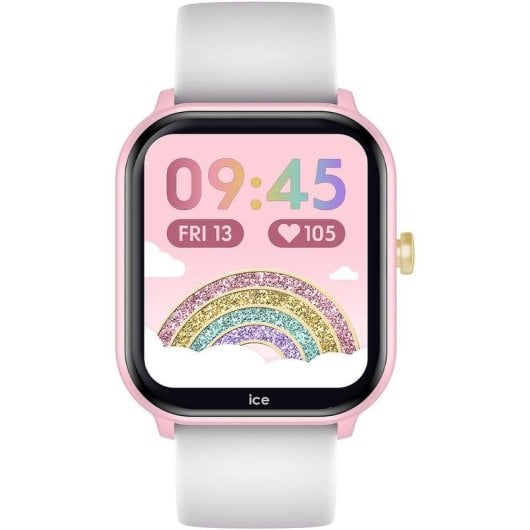 Ice-Watch Smart Junior 2.0 Bluetooth 1,75" Écran tactile Rose Blanc IP68 Taille Unique
