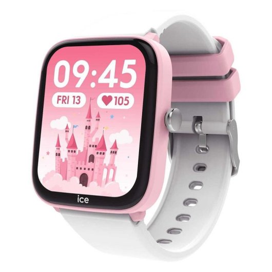 Ice-Watch Smart Junior 3.0 Bluetooth 1,75" AMOLED Blanc Rose Taille Unique IP68