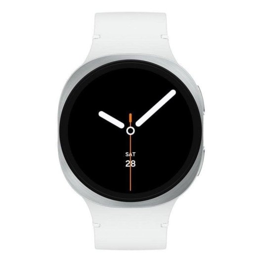 Samsung Galaxy Watch8 Bluetooth GPS NFC 44mm Super AMOLED Silber M/L 5ATM IP68