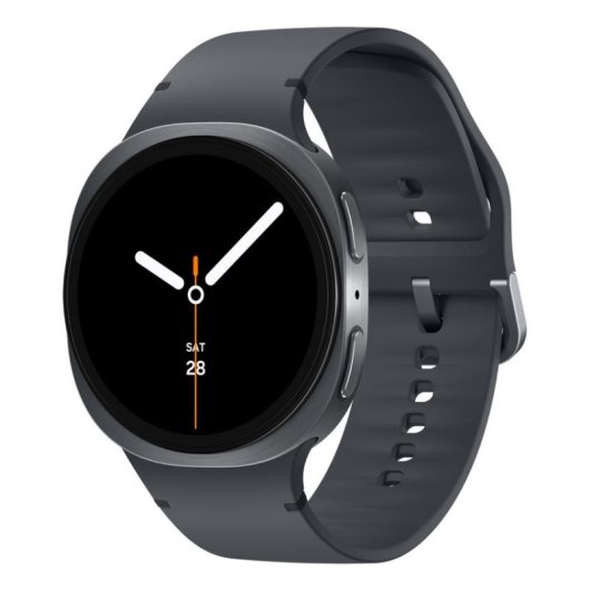 Samsung Galaxy Watch8 Bluetooth GPS NFC 44mm Super AMOLED Graphite M/L Étanche IP68 Pulsomètre
