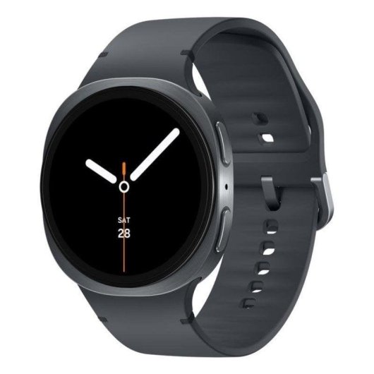 Samsung Galaxy Watch8 Bluetooth GPS NFC 44mm Super AMOLED Graphite M/L Étanche IP68 Pulsomètre