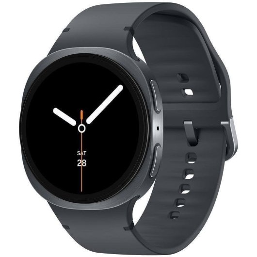 Samsung Galaxy Watch8 Bluetooth GPS NFC 44mm Super AMOLED Graphite M/L Étanche IP68 Pulsomètre
