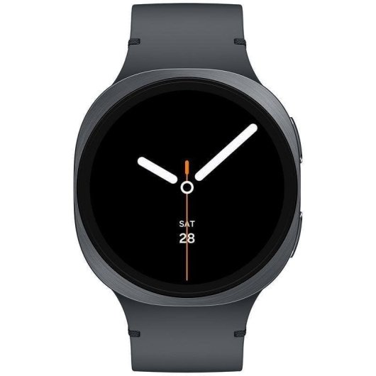 Samsung Galaxy Watch8 Bluetooth GPS NFC 44mm Super AMOLED Graphite M/L Étanche IP68 Pulsomètre