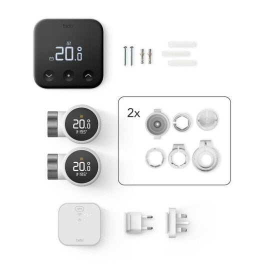 Thermostat Intelligent Tado VX-ST02-2SRT02-IB02-TC-ML-00 Câblé pour Chauffage