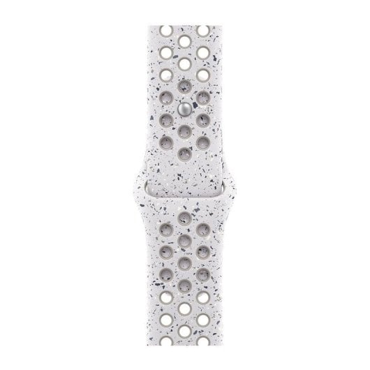 Armband Apple Nike Sport Band Veiled Grey 46 mm S/M Atmungsaktiv Aluminium Fluorelastomer