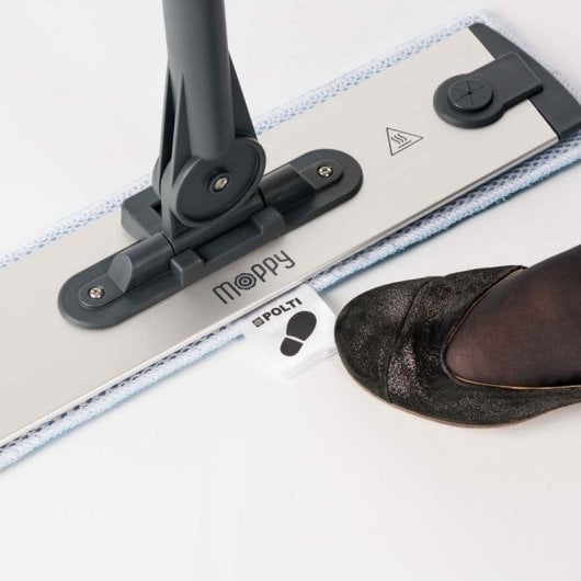 Mikrofaserpad Polti PAEU0342 Blau Waschbar Einfach Abnehmbar Kompatibel mit Moppy