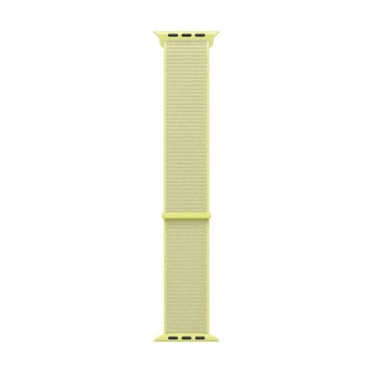 Bracelet Apple MFF94ZM/A Sport Loop Jaune Néon Taille Unique Nylon Recyclé