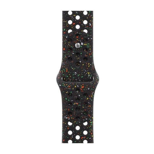 Bracelet Apple MG9Y4ZM/A Nike Sport M/L Noir Aluminium Fluoroélastomère