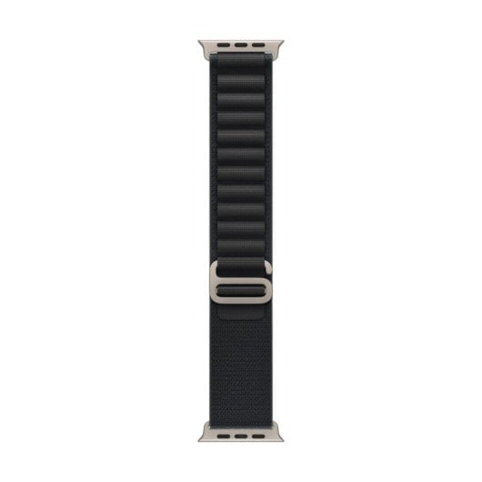 Bracelet Apple MFTE4ZM/A Loop Alpine Noir Petit Titane pour Apple Watch
