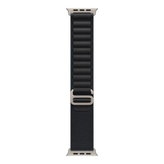 Bracelet Apple MFTE4ZM/A Loop Alpine Noir Petit Titane pour Apple Watch